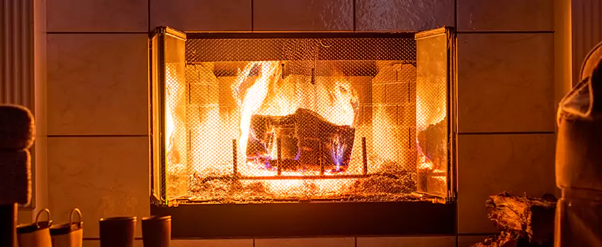 Mendota Hearth Landscape Fireplace Installation in Rockwall, Texas