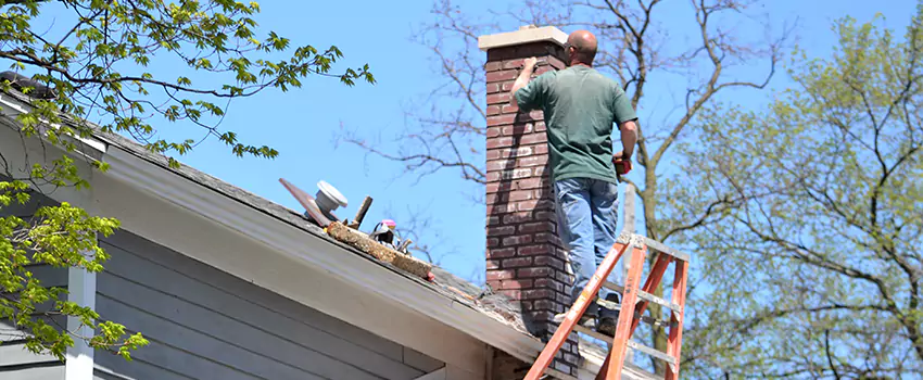Vinyl and PVC Chimney Flashing Installation in Rockwall, TX