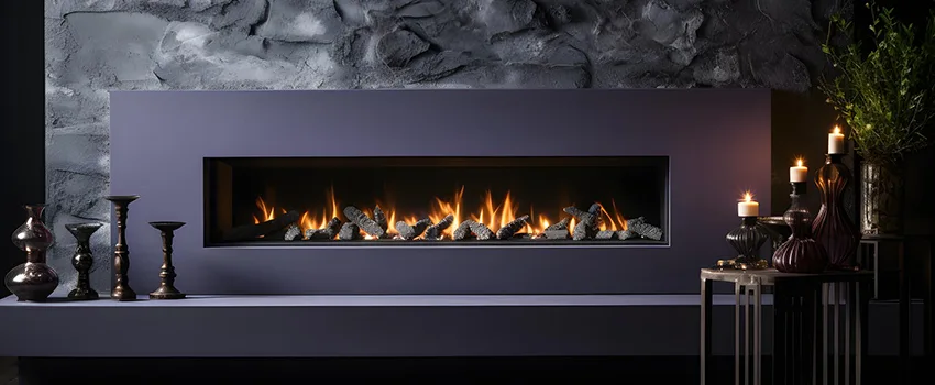 Ember Bed for Ventless Gas Fireplace in Rockwall, TX