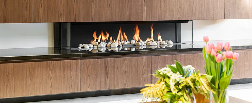 Double-height Fireplace Design Refurbishment in Rockwall, Texas